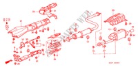 CONDOTTO SCARICO(DOHC)(ATTS) per Honda PRELUDE 2.2VTIS 2 Porte 5 velocità manuale 1997