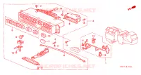 CONTROLLO RISCALDATORE(LH) per Honda PRELUDE 2.0 I 2 Porte 5 velocità manuale 2000