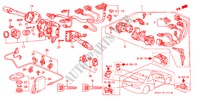 INTERRUTTORE COMBINAZIONE(LH) (KY) per Honda PRELUDE SI 2 Porte 5 velocità manuale 2000