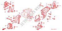 MONTATORI MOTORE(MT) per Honda PRELUDE TYPE-S 2 Porte 5 velocità manuale 2000