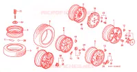 PNEUMATICO/DISCO RUOTA per Honda PRELUDE 2.0 I 2 Porte 5 velocità manuale 2000