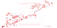 CONDOTTO SCARICO per Honda INSIGHT DX 3 Porte 5 velocità manuale 2004