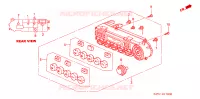 CONTROLLO RISCALDATORE (LH) per Honda INSIGHT DX 3 Porte 5 velocità manuale 2000