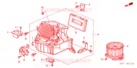 SOFFIATORE RISCALDATORE (RH) per Honda INSIGHT DX 3 Porte 5 velocità manuale 2004
