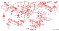 ABBELLIMENTO STRUMENTI(RH) per Honda ACCORD 1.8IES 5 Porte 5 velocità manuale 2000