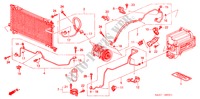 ARIA CONDIZIONATA (TUBI/CONDOTTI) (RH) per Honda ACCORD 1.8IES 5 Porte 5 velocità manuale 1999