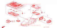 LUCE INTERIORE per Honda ACCORD 2.0 ILS 5 Porte 4 velocità automatico 1999