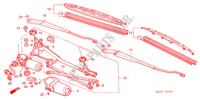 TERGICRISTALLO PARAVENTO (RH) per Honda ACCORD 1.8IES 5 Porte 5 velocità manuale 2000