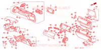 ABBELLIMENTO STRUMENTI(LH) per Honda ACCORD 2.0 IES 5 Porte 5 velocità manuale 2002