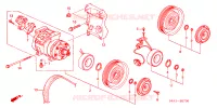 ARIA CONDIZIONATA (COMPRESSORE) per Honda ACCORD 2.0 IES 5 Porte 5 velocità manuale 2002