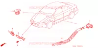 ARIA CONDIZIONATA (SENSORE) per Honda ACCORD 2.0 IES 5 Porte 5 velocità manuale 2002