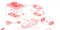 LUCE INTERIORE per Honda ACCORD 2.0 IES 5 Porte 5 velocità manuale 2002