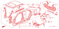 PANNELLI ESTERNI per Honda ACCORD 2.0 IES 5 Porte 5 velocità manuale 2002