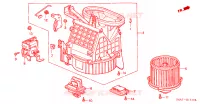 SOFFIATORE RISCALDATORE(LH) per Honda ACCORD 2.0 IES 5 Porte 5 velocità manuale 2002