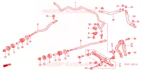 STABILIZZATORE ANTERIORE/ BRACCIO INFERIORE ANT. per Honda ACCORD 2.0 IES 5 Porte 5 velocità manuale 2002