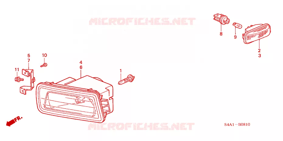 LUCE COMBINAZIONE ANT. Honda  ACCORD 2002 2.0 IES 5 velocità manuale 