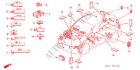 CINGHIA BARDATURA/STAFFA per Honda LOGO LOGO 3 Porte 5 velocità manuale 2000