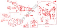 INTERRUTTORE COMBINAZIONE(LH) per Honda LOGO LOGO 3 Porte 5 velocità manuale 2000
