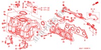 MOLTEPLICE ASPIRAZIONE per Honda CIVIC 1.4S 4 Porte 5 velocità manuale 2001