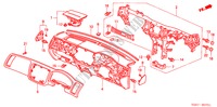 PANNELLO STRUMENTI(RH) per Honda CIVIC 1.6SE 4 Porte 4 velocità automatico 2001