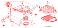 FILTRO ARIA per Honda CIVIC 1.6 ES 4 Porte 5 velocità manuale 2005