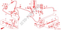 CILINDRO MAESTRO INNESTO (LH) per Honda CIVIC COUPE VTI-A 2 Porte 5 velocità manuale 2002