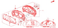 COMPONENTI INDICATORE(NS)(1) per Honda CIVIC COUPE LS 2 Porte 5 velocità manuale 2001