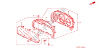 COMPONENTI INDICATORE(NS)(2) per Honda CIVIC COUPE ES 2 Porte 5 velocità manuale 2003