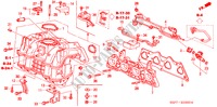 MOLTEPLICE ASPIRAZIONE per Honda CIVIC COUPE LS 2 Porte 5 velocità manuale 2001