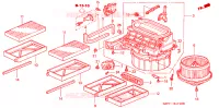 SOFFIATORE RISCALDATORE(LH) per Honda CIVIC COUPE ES 2 Porte 5 velocità manuale 2002