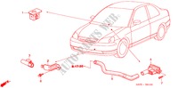 ARIA CONDIZIONATA (SENSORE) per Honda CIVIC COUPE ES 2 Porte 5 velocità manuale 2005