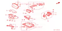 ABBELLIMENTO STRUMENTI(RH)(LATO GUIDATORE) per Honda CIVIC 1.6 SE 3 Porte 4 velocità automatico 2004