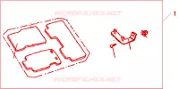 FLOOR MAT ELEGANCE TYPE R per Honda CIVIC 1.4 LS 3 Porte 5 velocità manuale 2001
