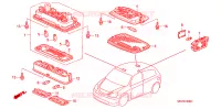 LUCE INTERIORE per Honda CIVIC 1.4 LS 3 Porte 5 velocità manuale 2004