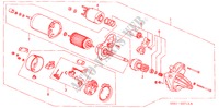 MOTORE AVVIATORE(VALVOLA) per Honda CIVIC 1.6LS 3 Porte 5 velocità manuale 2001