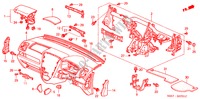 PANNELLO STRUMENTI(RH) per Honda CIVIC 1.4B 3 Porte 5 velocità manuale 2002