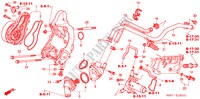 POMPA ACQUA/SENSORE(TYPE R) per Honda CIVIC TYPE R 3 Porte 6 velocità manuale 2004