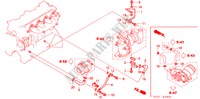 TUBATURE OLIO/TUBATURE VACUO(DIESEL) per Honda CIVIC 1.7LS 3 Porte 5 velocità manuale 2002