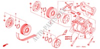 ARIA CONDIZIONATA (COMPRESSORE) (TYPE R) per Honda CIVIC TYPE R 3 Porte 6 velocità manuale 2005