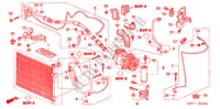 ARIA CONDIZIONATA(TUBI/CONDOTTI) (LH) (1.4L/1.6L) per Honda CIVIC 1.6 SPORT 3 Porte 5 velocità manuale 2005