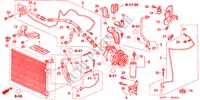 ARIA CONDIZIONATA(TUBI/CONDOTTI)(LH)(1.4L/1.6L) per Honda CIVIC 1.4 SPORT 3 Porte 5 velocità manuale 2005