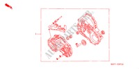 ARREDO GUARNIZIONE TRASMISSIONE (DIESEL) per Honda CIVIC 1.7 ES 3 Porte 5 velocità manuale 2005