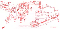CILINDRO MAESTRO INNESTO (LH) (DIESEL) per Honda CIVIC 1.7 LS 3 Porte 5 velocità manuale 2005