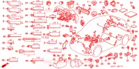 CINGHIA BARDATURA/STAFFA(LH) per Honda CIVIC 1.7 LS 3 Porte 5 velocità manuale 2005