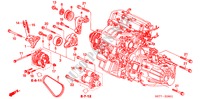 MENSOLA MONTATURA MOTORE (TYPE R) per Honda CIVIC TYPE R     PREMIUM 3 Porte 6 velocità manuale 2005