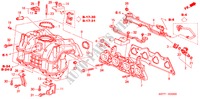 MOLTEPLICE ASPIRAZIONE (1.4L/1.6L) per Honda CIVIC 1.4 S 3 Porte 5 velocità manuale 2005