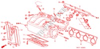 MOLTEPLICE ASPIRAZIONE(TYPE R) per Honda CIVIC TYPE R 3 Porte 6 velocità manuale 2005
