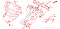MOLTEPLICE SCARICO(TYPE R) per Honda CIVIC TYPE R     PREMIUM 3 Porte 6 velocità manuale 2005
