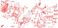 POMPA ACQUA/SENSORE(TYPE R) per Honda CIVIC TYPE R 3 Porte 6 velocità manuale 2005