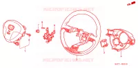 RUOTA STERZO(SRS) (1) per Honda CIVIC 1.7 LS 3 Porte 5 velocità manuale 2005